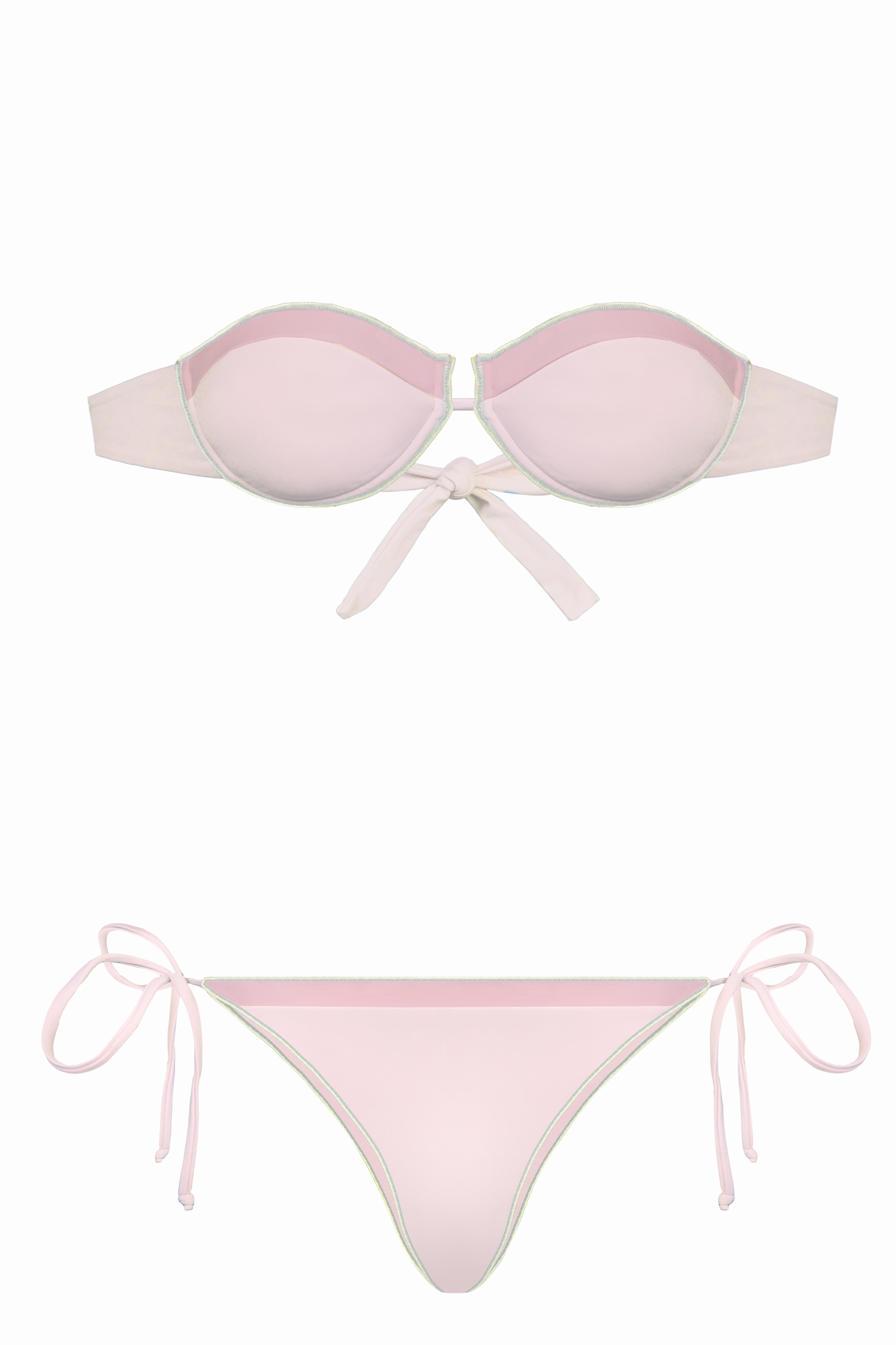 Portofino Strapless Top - Rosewater