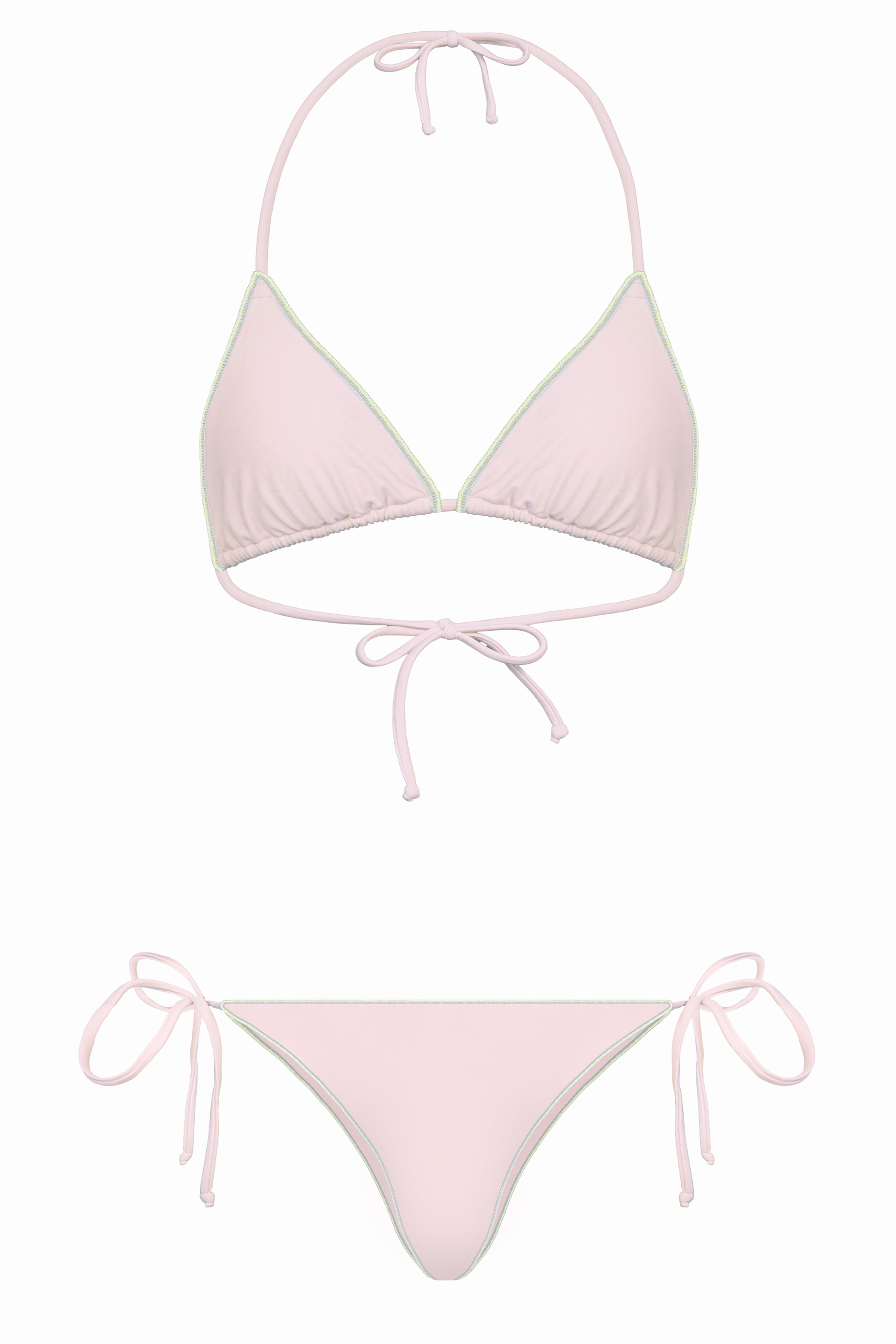 Antibes Triangle Top - Rosewater